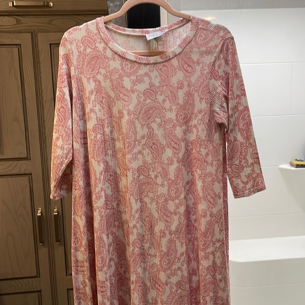 Klassy Girl Pink Flowy Dress